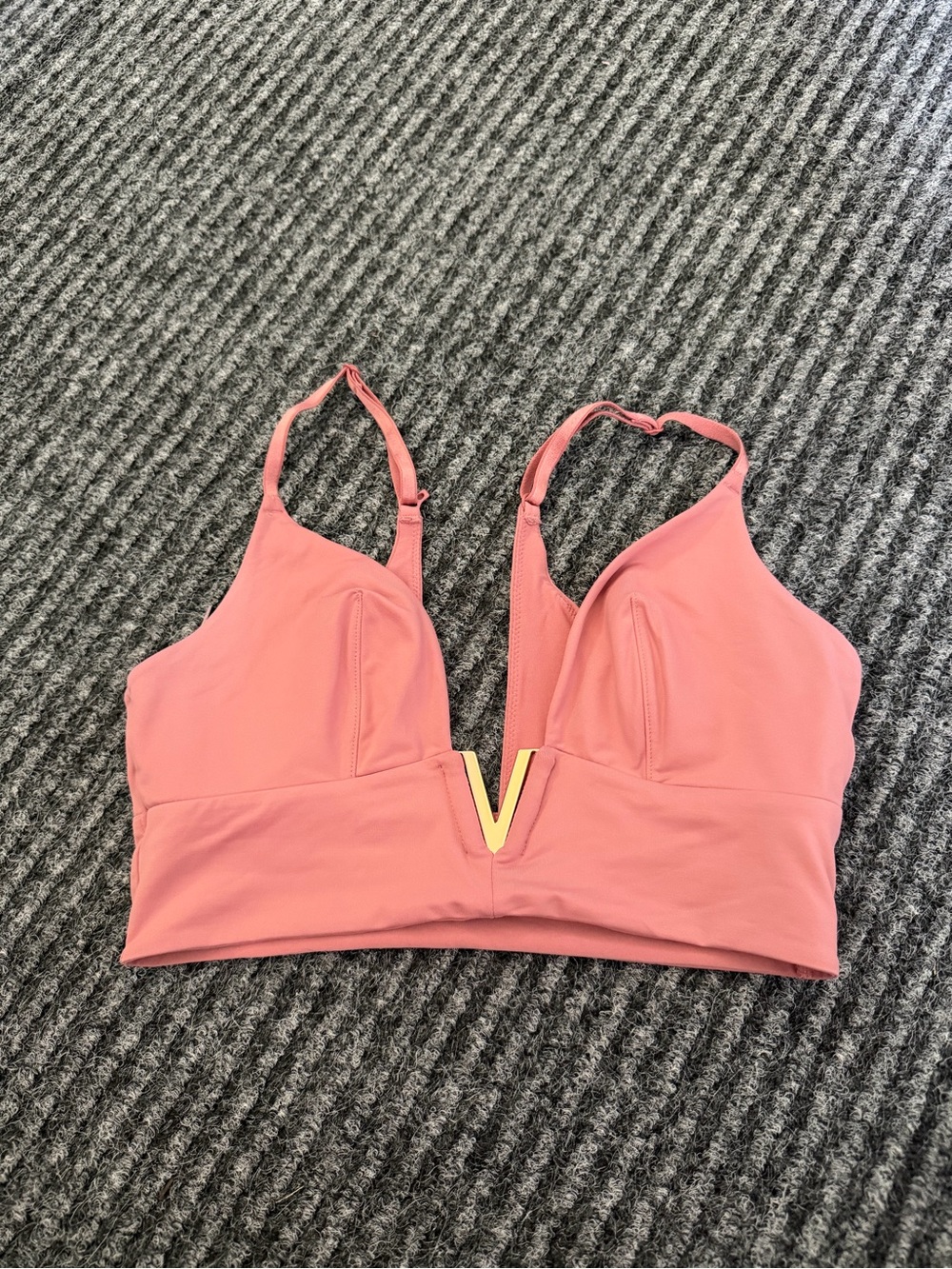 Victoria's Secret Coral Pink Plunge V-Bralette